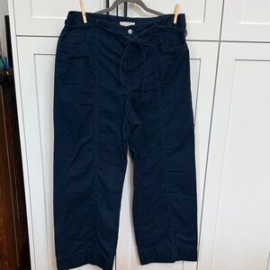 LOFT Women's Navy Wide Leg Pants